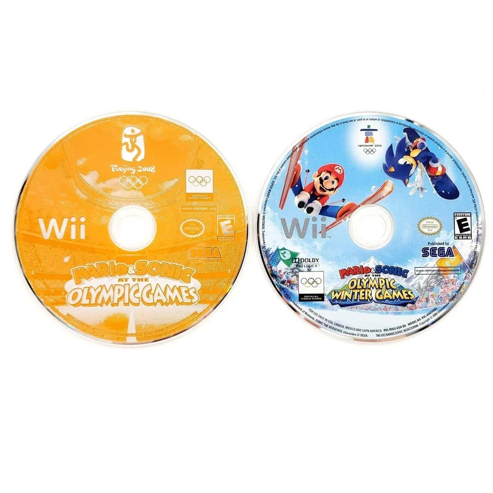 Mario & Sonic at the Olympic Games & Olympic Winter Games Nintendo Wii Complete